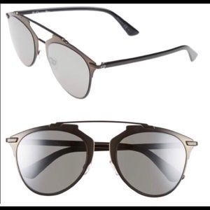 Dior Reflective 52 mm Brow Bar Sunglasses
